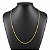 Cordão Trançado Masculino (Elo Baiano) 2mm Banhado a OURO 18K - Imagem 3