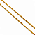 Cordão Trançado Masculino (Elo Baiano) 2mm Banhado a OURO 18K - Imagem 1