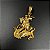 Pingente São Jorge Grande Banhado a Ouro 18K - Imagem 5