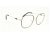 Óculos Armação Atitude AT2076 09A Dourado com Preto Feminino - Imagem 1