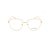Óculos Armação Atitude AT2076 05A Dourado Metal Feminino - Imagem 2
