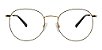 Óculos Armação Bulget Bg1665tn 09a Dourado Com Preto Metal - Imagem 2