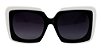 Óculos De Sol Sabrina Sato Ss708 C2 Feminino Preto Branco - Imagem 2
