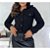 Jaqueta teddy feminina com botões e bolso macio moda estilo - Imagem 1