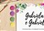 Convite de Casamento 12 - Folhagem Colorida com Suculentas - Imagem 2