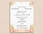 Convite de Casamento 23 - Floral e Aquarela Rosa Salmão - Imagem 3