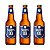 Combo de Cerveja Sem Álcool Sagres Puro Malte - 3 UN Long Neck 330 ml - Portugal - Imagem 1