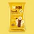 Biscoito infantil Papapa Biscotti com banana e cacau 60g - Imagem 1
