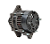 ALTERNADOR MERCRUISER 4.5L / 6.2L MPI V6 V8 12V 70A ORIGINAL 8M0095472 - Imagem 2