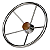 VOLANTE DESTROYER SEACHOICE INOX 38CM - Imagem 2
