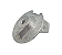 ANODO DO LEME MERCURY 6HP A 25HP JAPONÊS ORIGINAL 853762T01 - Imagem 2