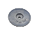 ANODO DA RABETA REDONDO S/ LEME MERCURY 5HP 6HP 8HP 9.9HP 15HP ORIGINAL 803731 - Imagem 1