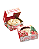 PD64- 25 unid - Embalagem para kits e tortas, bolos, pudim de 1100 ml - NATAL - Imagem 3