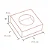 PD64- 25 unid - Embalagem para kits e tortas, bolos, pudim de 1100 ml - NATAL - Imagem 2
