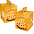 PD90 - Caixa para Panetone Frutas 500g Natalina com Alca - 50 Unidades - Imagem 1