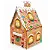PD90NOEL - Caixa Casinha Papai Noel para Panetone 400g 500g Kraft - 50 un - Imagem 5