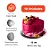 D150 -Prato Prata Cake Board Slim 15cm – 10 unidades | Ideal para Bolos e Sobremesas - Imagem 1