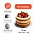 D210 -Prato Prata Cake Board Slim 21cm – 10 Unidades | Ideal para Bolos e Tortas - Imagem 1