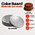D245 - 10 un – Prato Cake Board Slim Prata Redondo em Papel Paraná Dupla Face até 2,0kg - Imagem 1