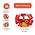 ASC01 - 200 un – Alça para Sacola Delivery de Natal Coleção Surpresa de Natal – Lacre e Alça Temática com QR Code - Imagem 1