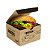 H6C - Caixa para Lanche com Fundo Automático 100 Unidades Ideal para Delivery e Porções - Imagem 2