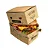 H7C - Caixa para Lanche e Porções com Zíper 100 Unidades Ideal para Delivery - Imagem 2