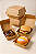 H3-SB -Caixa para Lanche Kraft 100 Unidades com Fechamento Automático Pronta para Uso - Imagem 10