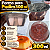 PW63TWH - 10 un – Forma para Pudim 300ml Forneável com Tampa Cristal e Selo de Alumínio Wer – Tamanho Individual Grande - Imagem 1
