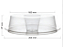 PW53/TWH- NOVO - 50 unid - Forma De Pudim Forneável Wer Atende Celíacos C/ Tampa 1100 ml - Imagem 1