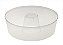 CAMPANHA - PW53/TWH-RETRÕ - 8 unid - Forma para pudim modelo antigo forneáveis 1100 ml com tampa pet - Imagem 2