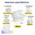 100 un – Molheira Pote De Molho Embalagem 30ml Tampa Articulada Cristal - Imagem 2