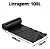 Saco para Lixo Preto 100 Litros 75x105cm com Fundo Estrela 15 Unidades - Imagem 2