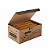 H17C - 100 un – Embalagem Caixa Kraft para Combos e Porções com Montagem Automática e Respiros para Delivery - Imagem 6