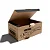 H17C - 100 un – Embalagem Caixa Kraft para Combos e Porções com Montagem Automática e Respiros para Delivery - Imagem 8