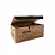 H17C - 100 un – Embalagem Caixa Kraft para Combos e Porções com Montagem Automática e Respiros para Delivery - Imagem 5