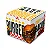 H10 - 100 un – Caixa para Hambúrguer Artesanal Alto em Papel Duplex 12,4x12,4x10cm com Montagem Automática e Respiros para Delivery - Imagem 3