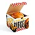 H10 - 100 un – Caixa para Hambúrguer Artesanal Alto em Papel Duplex 12,4x12,4x10cm com Montagem Automática e Respiros para Delivery - Imagem 5