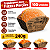 F5K - 100 un – Embalagem Estilo Barquinha em Papel Kraft para Porções e Batata Frita até 240g - Imagem 1