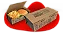 H16K - 100 – Caixa para Lanche e Combos Delivery em Papel Kraft Impermeável 24x12x8 cm - Imagem 10