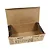H16K - 100 – Caixa para Lanche e Combos Delivery em Papel Kraft Impermeável 24x12x8 cm - Imagem 5