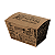 FV6K - 100 – Caixa para Porções Delivery em Papel Kraft com Película Antigordura 130g - Imagem 8
