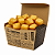 FV6K - 100 – Caixa para Porções Delivery em Papel Kraft com Película Antigordura 130g - Imagem 2