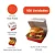 PD200 -100 unid - Caixa Embalagem Hamburguer Delivery Mc - Imagem 1