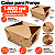 PD80 - 100 un – Caixa Box para Frango Assado, Grelhados e Porções Kraft Antivazamento 1.800ml / 1,5kg Vai ao Micro-ondas - Imagem 1