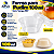 PW62TWH - 160 un – Forma para Mini Pudim 100ml Sem Furo Forneável com Tampa Cristal que Vira Pratinho Wer – Caixa Atacado - Imagem 1