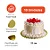 PD210CB 10 unid - Cakeboard dourado para bolos confeitados - Imagem 1