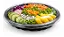 G251- 5 - Saladeira Pote Plástico com Tampa Transparente 500ml para Delivery e Refeições Fit - Imagem 15