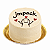 PD170AD - 10 un – Prato Base Redondo para Mini Bolo e Bento Cake até 650g 17cm Plastificado Dourado com Borda Alta - Imagem 2