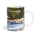 Caneca Branca Praia de Garopaba, Cerâmica, 325ml - Darosaa - Imagem 1