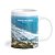 Caneca Branca Praia do Siriú, Cerâmica, 325ml - Darosaa - Imagem 1